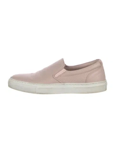 Pre-owned Greats Leather Espadrilles In Pink