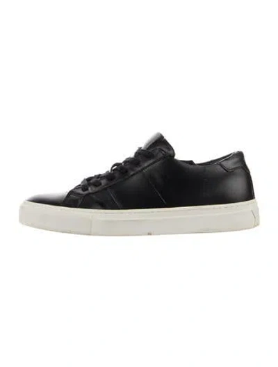 Pre-owned Greats Leather Sneakers In Black