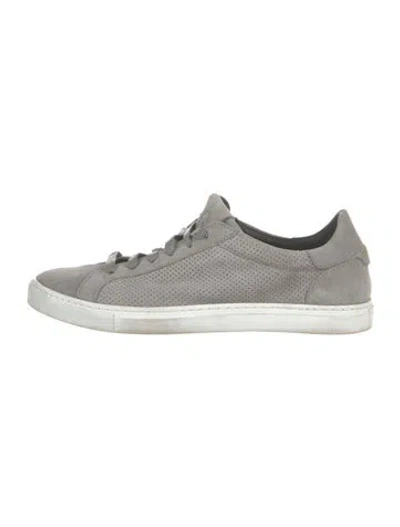 Pre-owned Greats Leather Sneakers In Grey