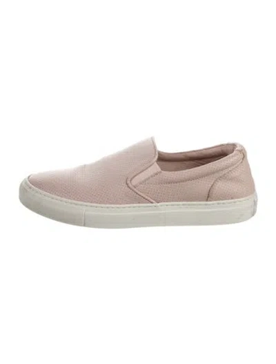 Pre-owned Greats Leather Sneakers In Pink