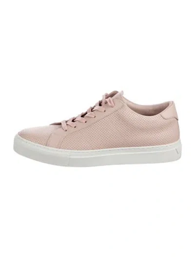 Pre-owned Greats Leather Sneakers In Pink
