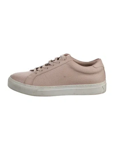 Pre-owned Greats Leather Sneakers In Pink