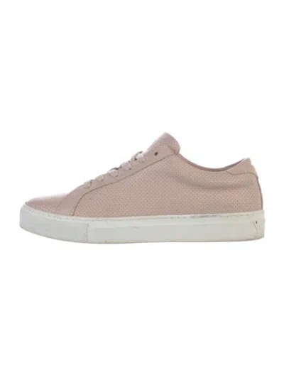 Pre-owned Greats Leather Sneakers In Pink