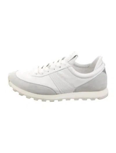 Pre-owned Greats Leather Sneakers In White