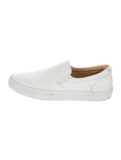 Pre-owned Greats Leather Sneakers In White