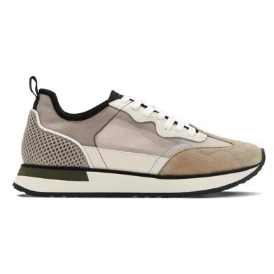 Greats Unisex Mccarren Color Blocked Lace Up Sneakers In Taupe Multi
