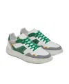 Greats Kingston Low Leather Sneaker In Green Multi