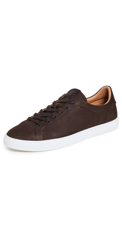 Greats Reign Low Suede Sneakers Dark Brown