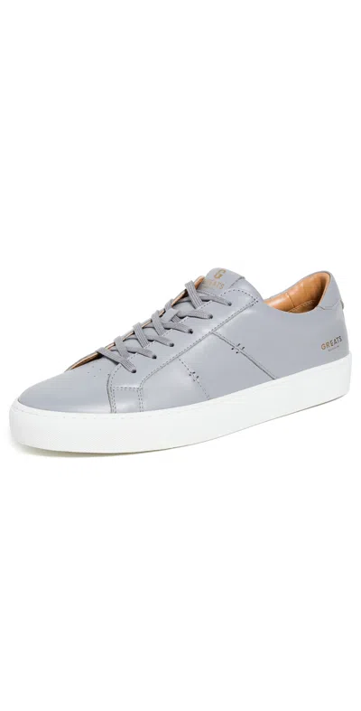 Greats Royale 2.0 Leather Sneakers Ash Grey