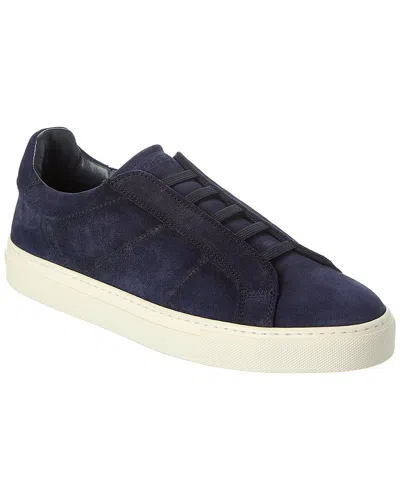 Greats Royale 2.0 Suede Slip-on Sneaker In Blue