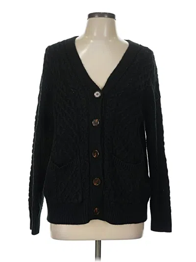 Pre-owned Grecerelle Cardigan Sweater In Black