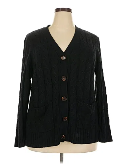 Pre-owned Grecerelle Cardigan Sweater In Black