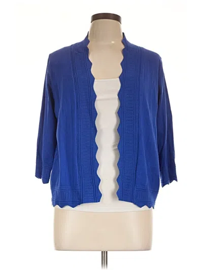 Pre-owned Grecerelle Cardigan Sweater In Blue