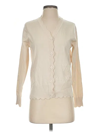 Pre-owned Grecerelle Cardigan Sweater In Ivory