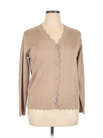 Grecerelle Cardigan Sweater In Tan