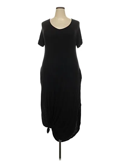 Pre-owned Grecerelle Casual Dress In Black