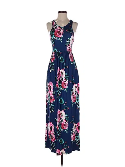 Pre-owned Grecerelle Casual Dress In Blue