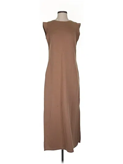 Pre-owned Grecerelle Casual Dress In Brown