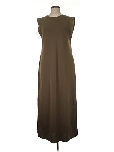 Pre-owned Grecerelle Casual Dress In Brown