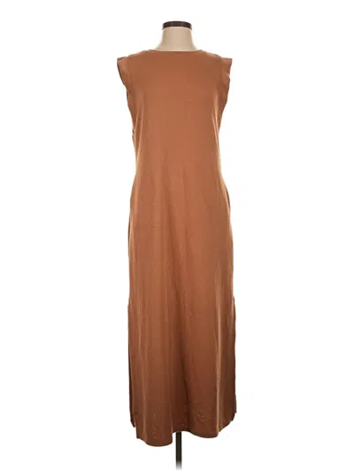 Pre-owned Grecerelle Casual Dress In Brown