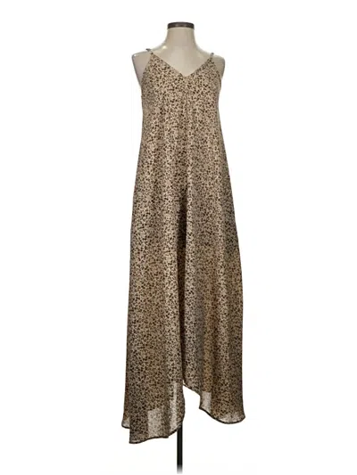Pre-owned Grecerelle Casual Dress In Brown