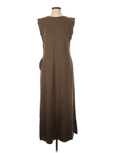 Pre-owned Grecerelle Casual Dress In Brown