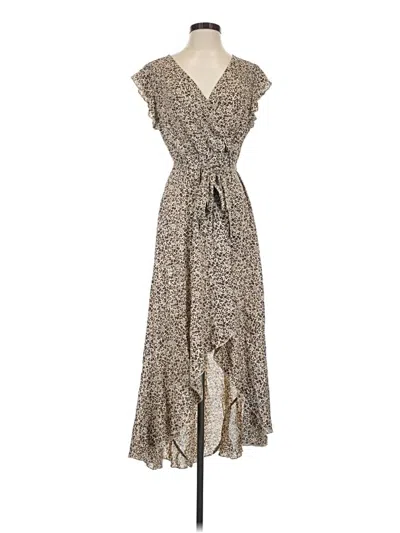 Pre-owned Grecerelle Casual Dress In Brown