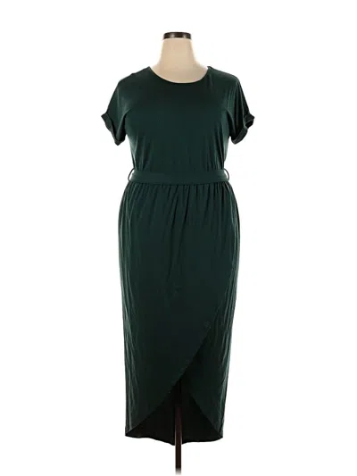 Pre-owned Grecerelle Casual Dress In Green
