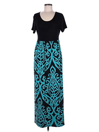 Pre-owned Grecerelle Casual Dress In Teal