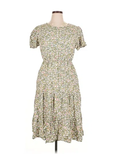 Pre-owned Grecerelle Casual Dress In White