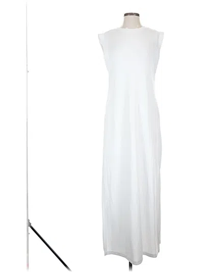 Pre-owned Grecerelle Casual Dress In White