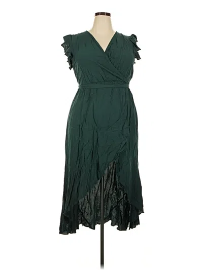 Pre-owned Grecerelle Cocktail Dress In Green