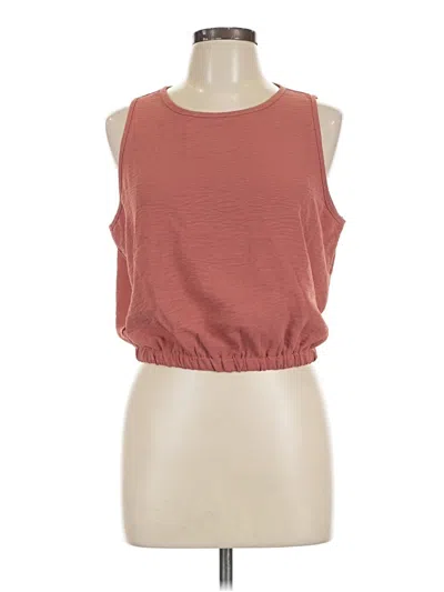 Pre-owned Grecerelle Sleeveless T-shirt In Brown