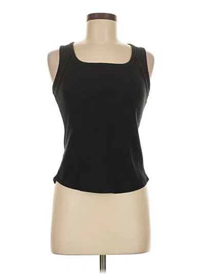 Pre-owned Grecerelle Tank Top Black Strapless Neckline Tops
