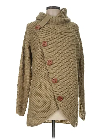 Pre-owned Grecerelle Turtleneck Sweater In Tan