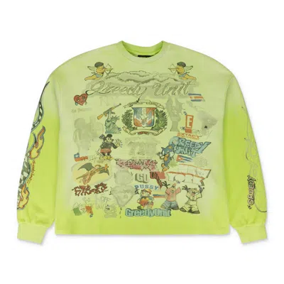 Greedy Unit All Over Print Thermal Green T-shirt