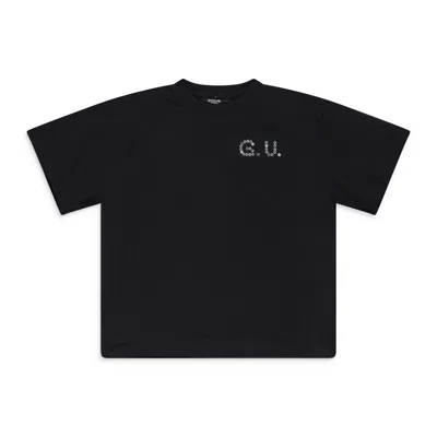 Greedy Unit Black Screw You T-shirt In Blue