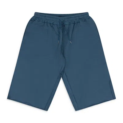 Greedy Unit Blue Multi Tag Shorts