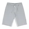 Greedy Unit Gray Multi Tag Shorts In Gray