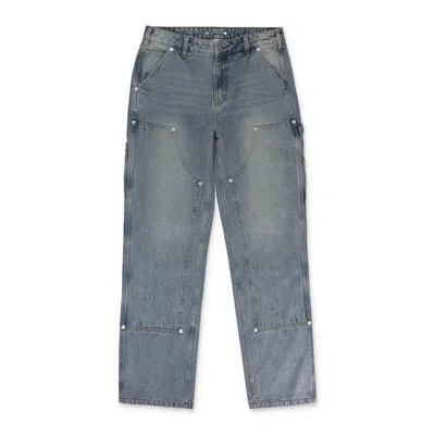 Greedy Unit Loose Screw Blue Straight-fit Jeans