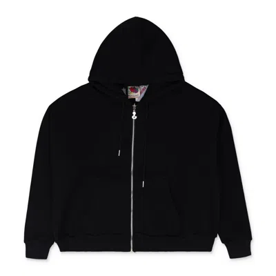 Greedy Unit Multi Tag Black Hoodie
