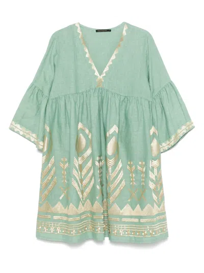 Greek Archaic Kori Linen Dress