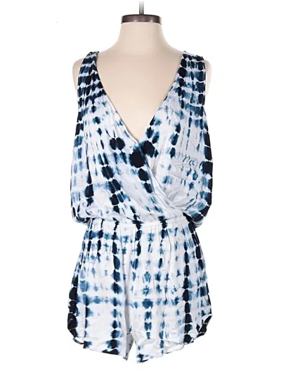 Pre-owned Green Dragon Romper In Blue