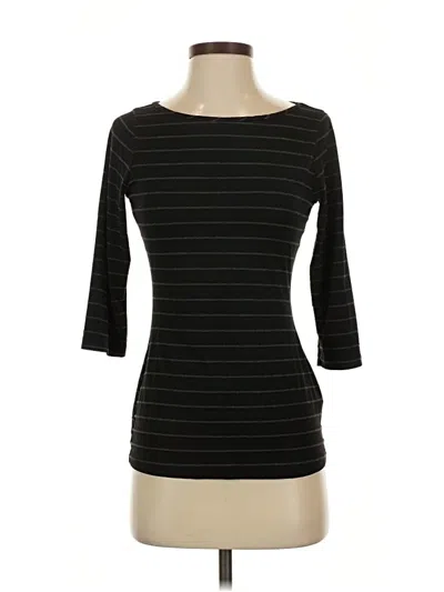 Pre-owned Green Envelope 3/4 Sleeve T-shirt In Black