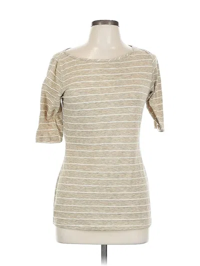 Pre-owned Green Envelope 3/4 Sleeve T-shirt In Brown