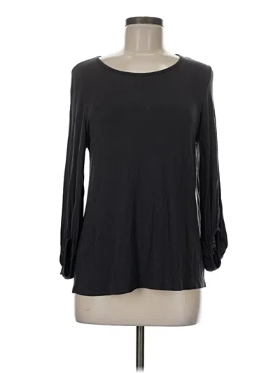 Pre-owned Green Envelope 3/4 Sleeve T-shirt In Black