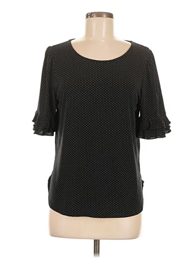 Pre-owned Green Envelope 3/4 Sleeve T-shirt In Black