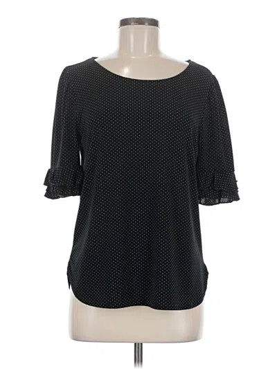 Pre-owned Green Envelope 3/4 Sleeve T-shirt In Black