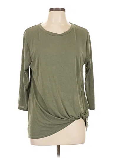 Pre-owned Green Envelope 3/4 Sleeve T-shirt In Green