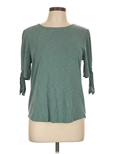 Pre-owned Green Envelope 3/4 Sleeve T-shirt In Green